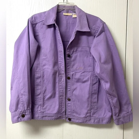 Vintage Hunters Run Lilac Two-Piece Denim Jacket & Pants Set - Picture 2 of 9